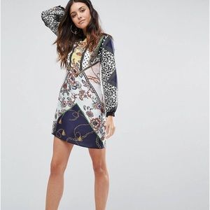 ‼️ACCEPTING OFFERS‼️
 - River Island Print Mash Shirt Dress